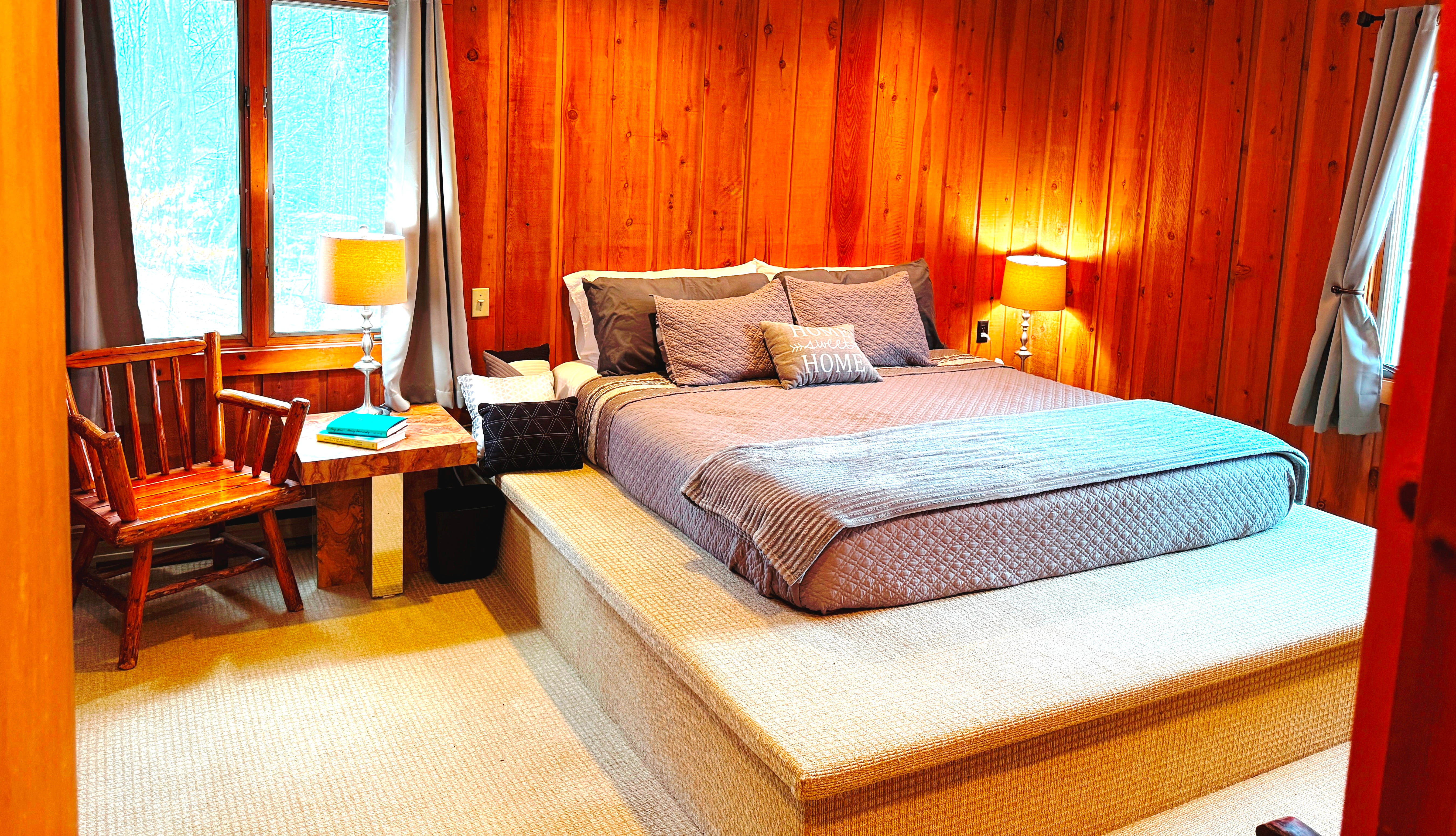 Primary Bedroom. King. Main Floor.