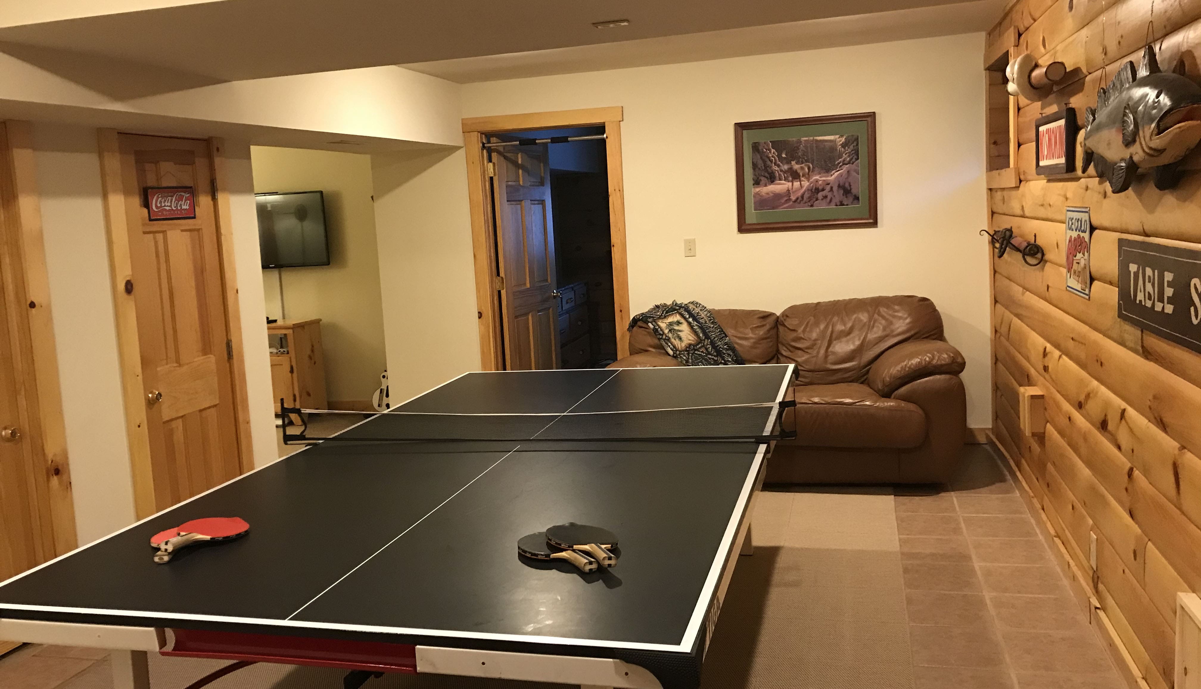 Rec room. Ping Pong Table. 