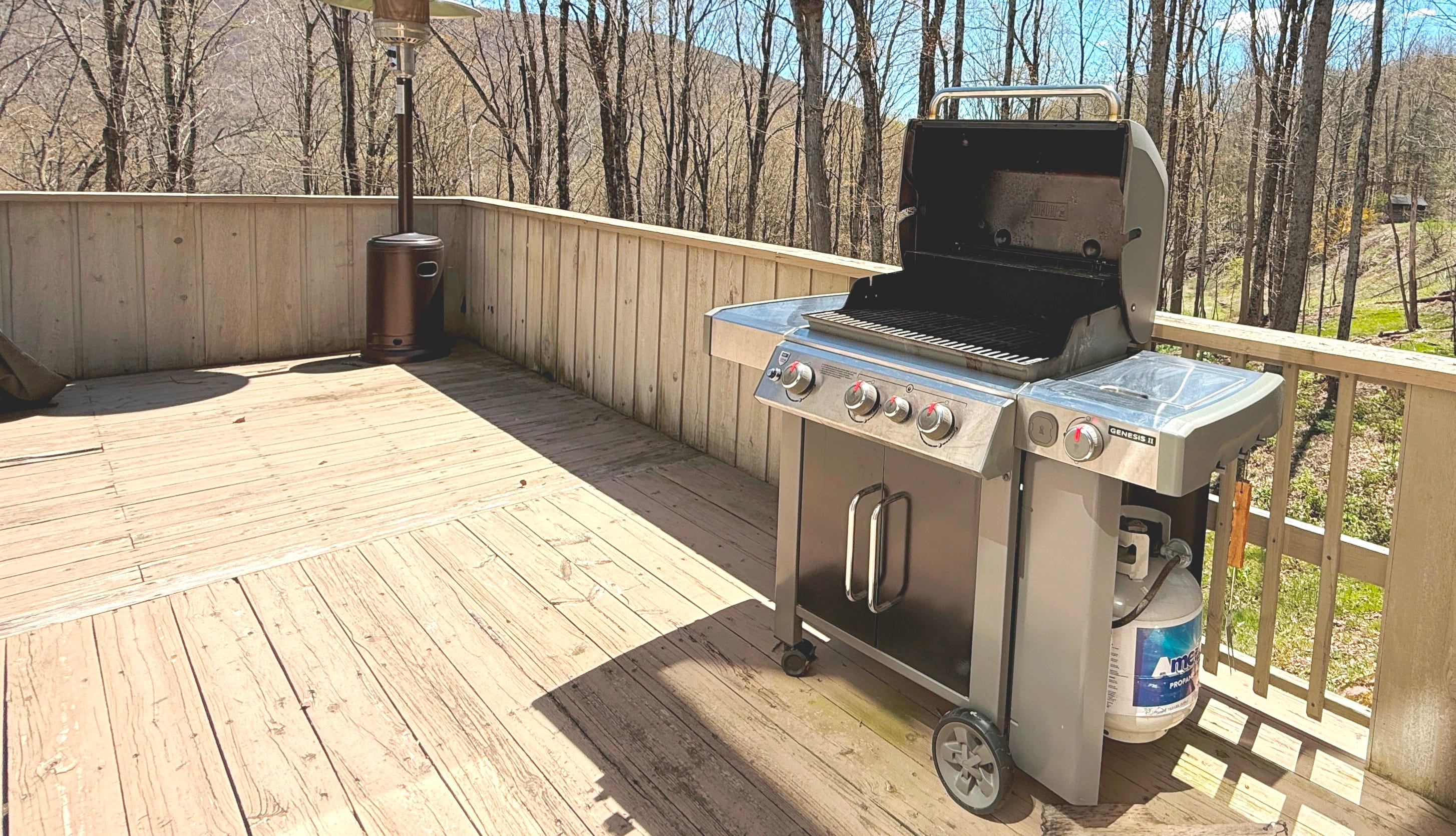 Gas Grill for outdoor dining!
